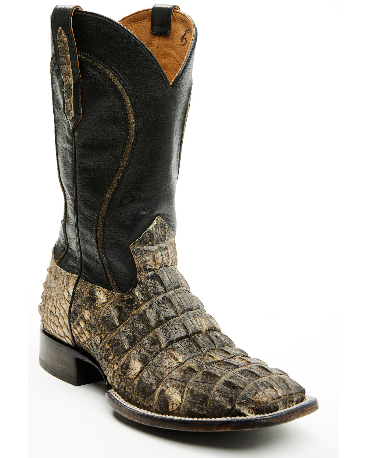 ゴダイゴ Cody James Black 1978® Men's Tillman Exotic Hornback Alligator Western
