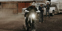 Man on a motorcycle