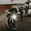 Man on a motorcycle