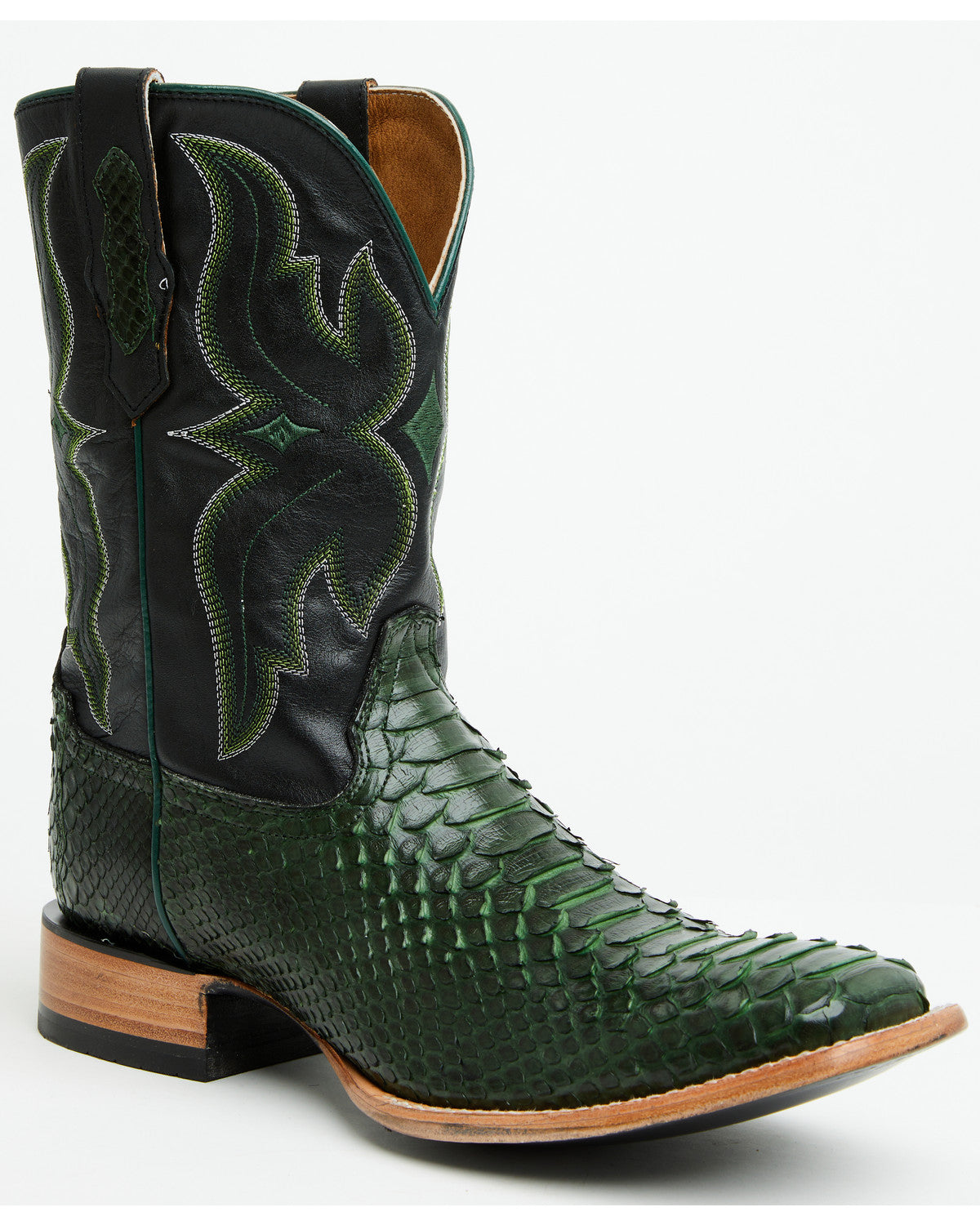 Cody James Men's Exotic Python Western Boots Broad Square Toe