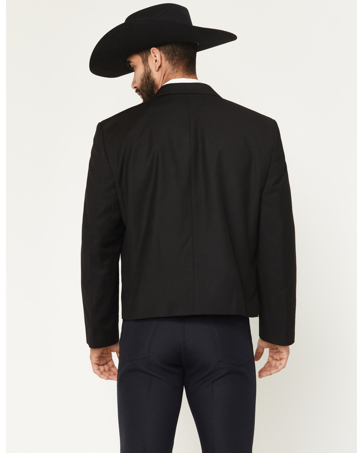 【John Doe】パーソンズ　メンズ　スーツ　スリーピース　ブラック Cody James Black 1978® Men's Solid Snap Cropped Sportcoat