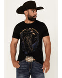 Camiseta gráfica de manga corta "No Regrets Cowboy" de Cody James para hombre