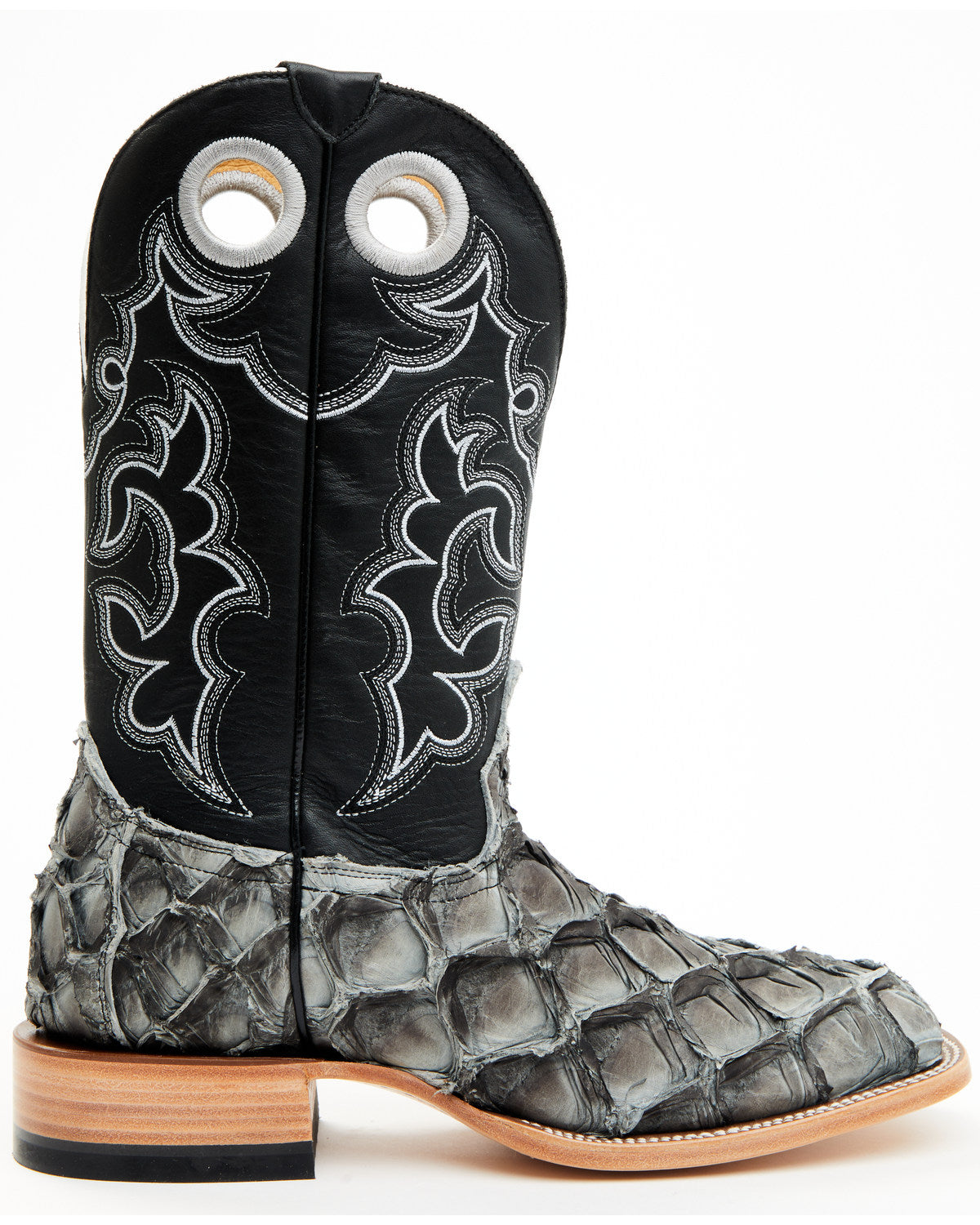 Cody James Men's Exotic Pirarucu Western Boots Broad Square Toe