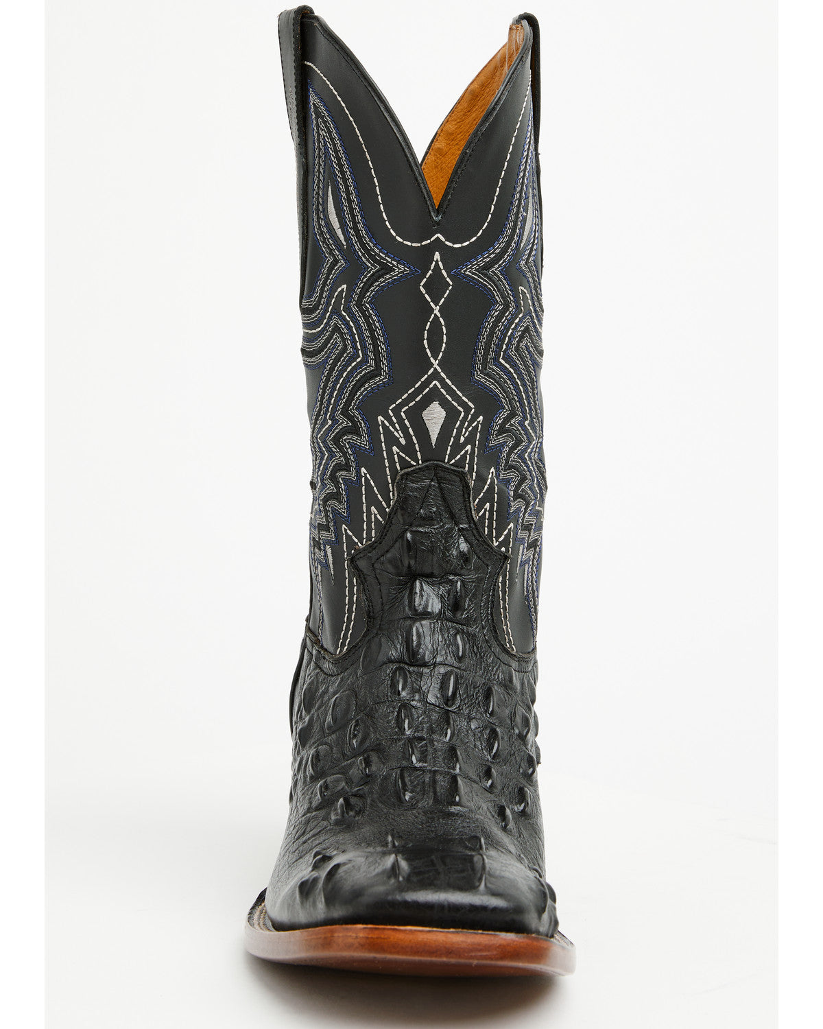 Cody James Men's Croc Print Badlands Western Boots - Broad Square Toe