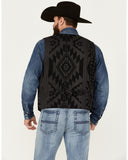 Cody James Men's Southwestern Print Jacquard Vest