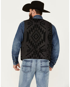 Cody James Men's Southwestern Print Jacquard Vest