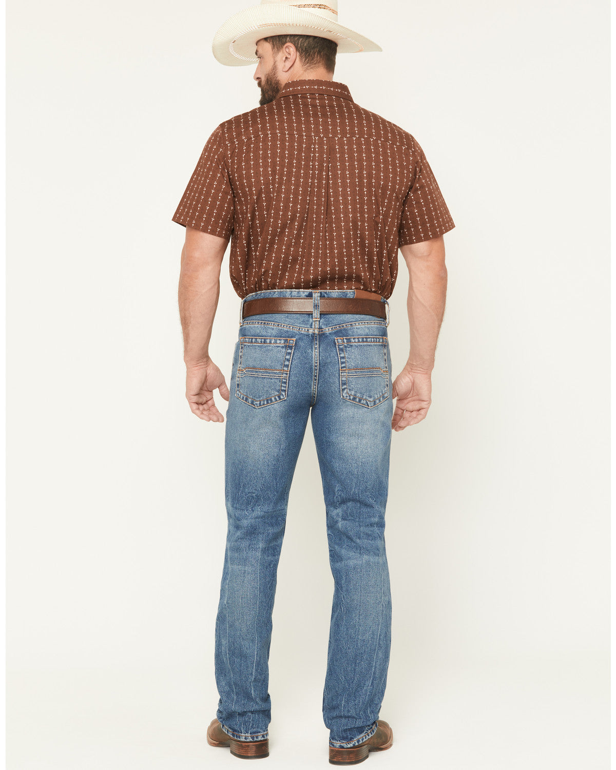 Cody James Men's Condor Wash Jackson Slim Straight Rigid Denim Jeans