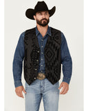 Chaleco jacquard con estampado del suroeste para hombre de Cody James