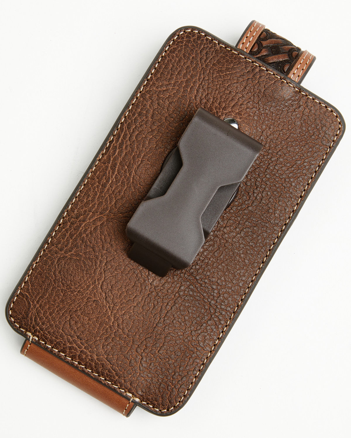 Cody James Men's Wells Basketweave Cross Leather Cell Phone Case