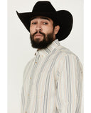 Cody James Men's Sunrise Stripe Long Sleeve Button-Down Stretch Western Shirt