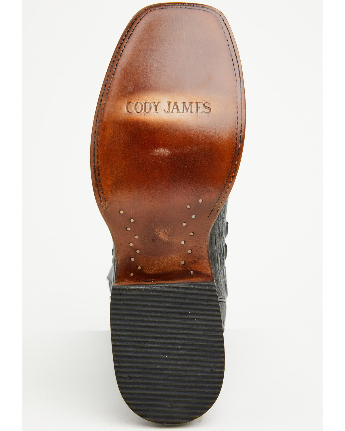 Cody James Men's Croc Print Badlands Western Boots - Broad Square Toe