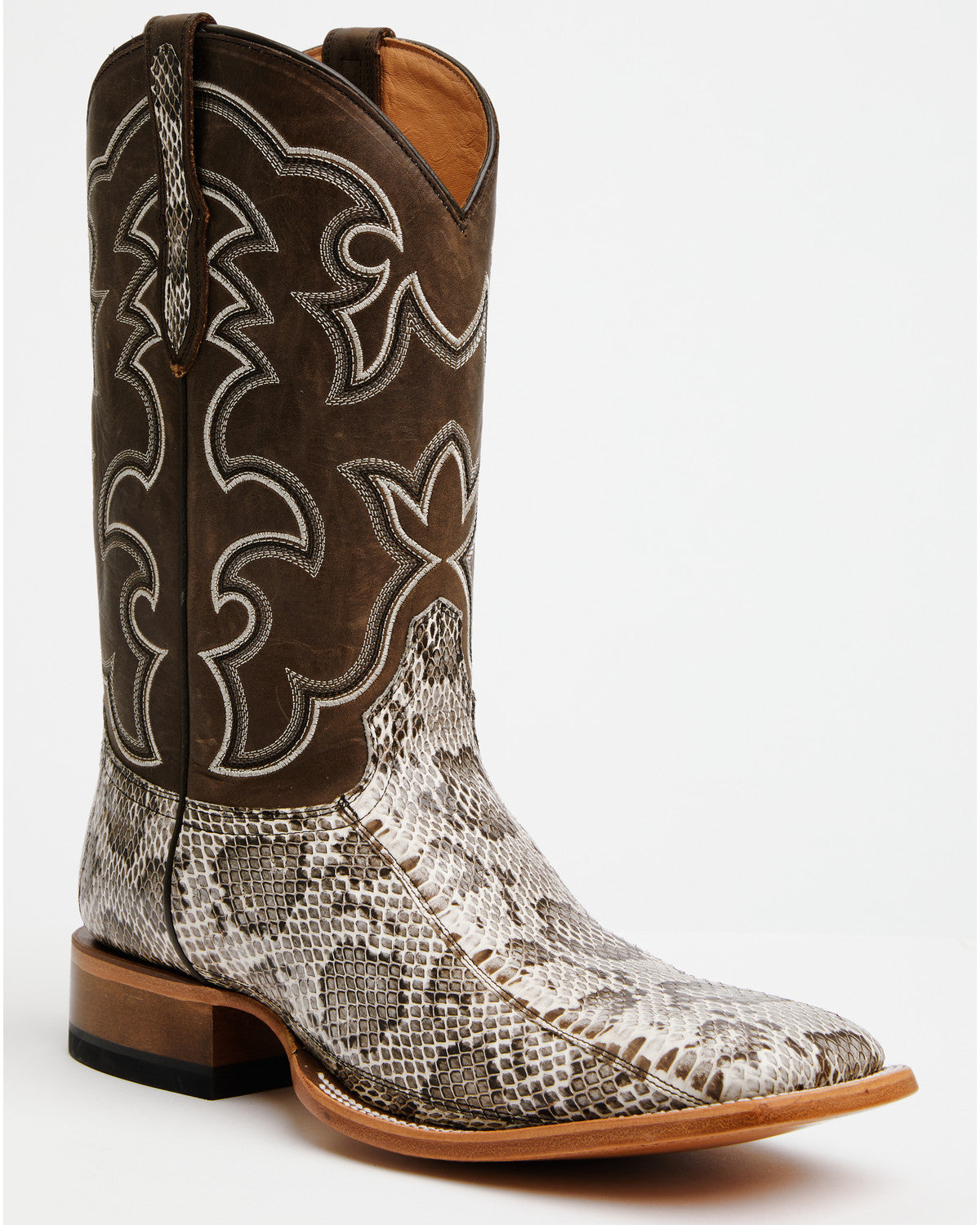 Cody James Men's Rat Belly Exotic Snake Western Boots - Broad Square T