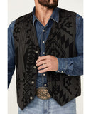 Cody James Men's Southwestern Print Jacquard Vest