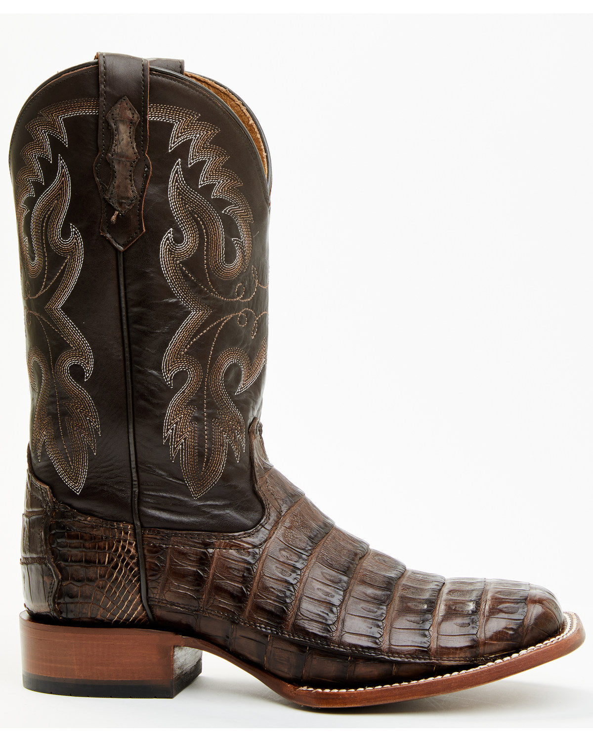 Cody James Men's Exotic Caiman Tail Skin Western Boots - Broad Square