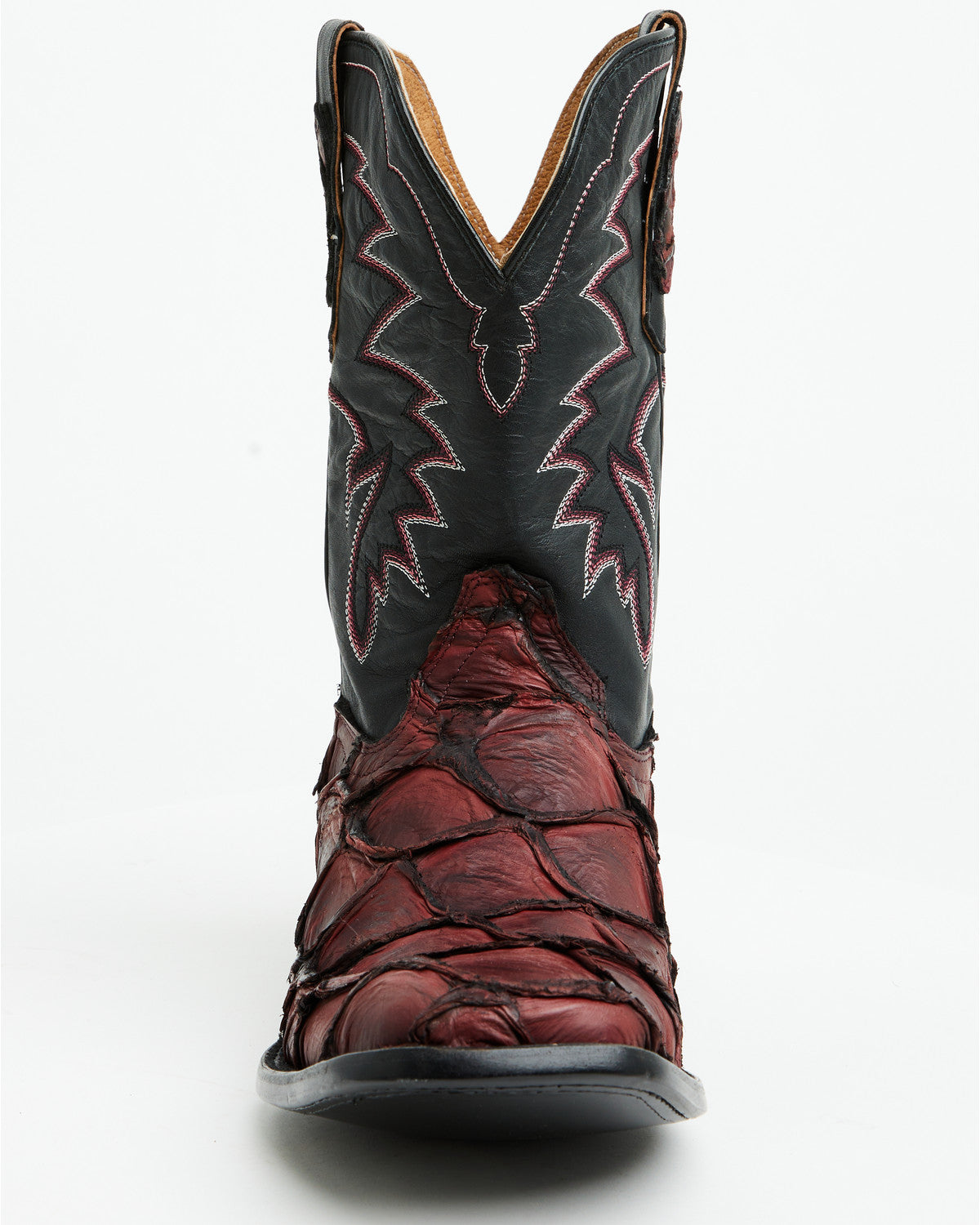Cody James Men's Exotic Pirarucu Western Boots - Broad Square Toe