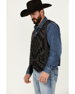 Cody James Men's Southwestern Print Jacquard Vest