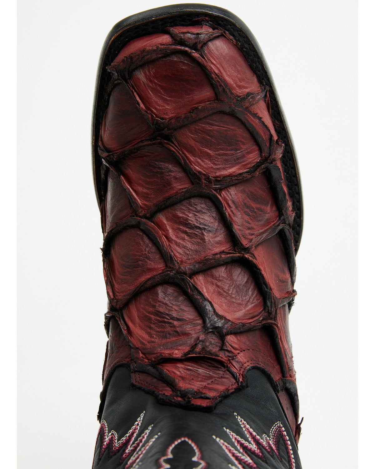 Cody James Men's Exotic Pirarucu Western Boots - Broad Square Toe